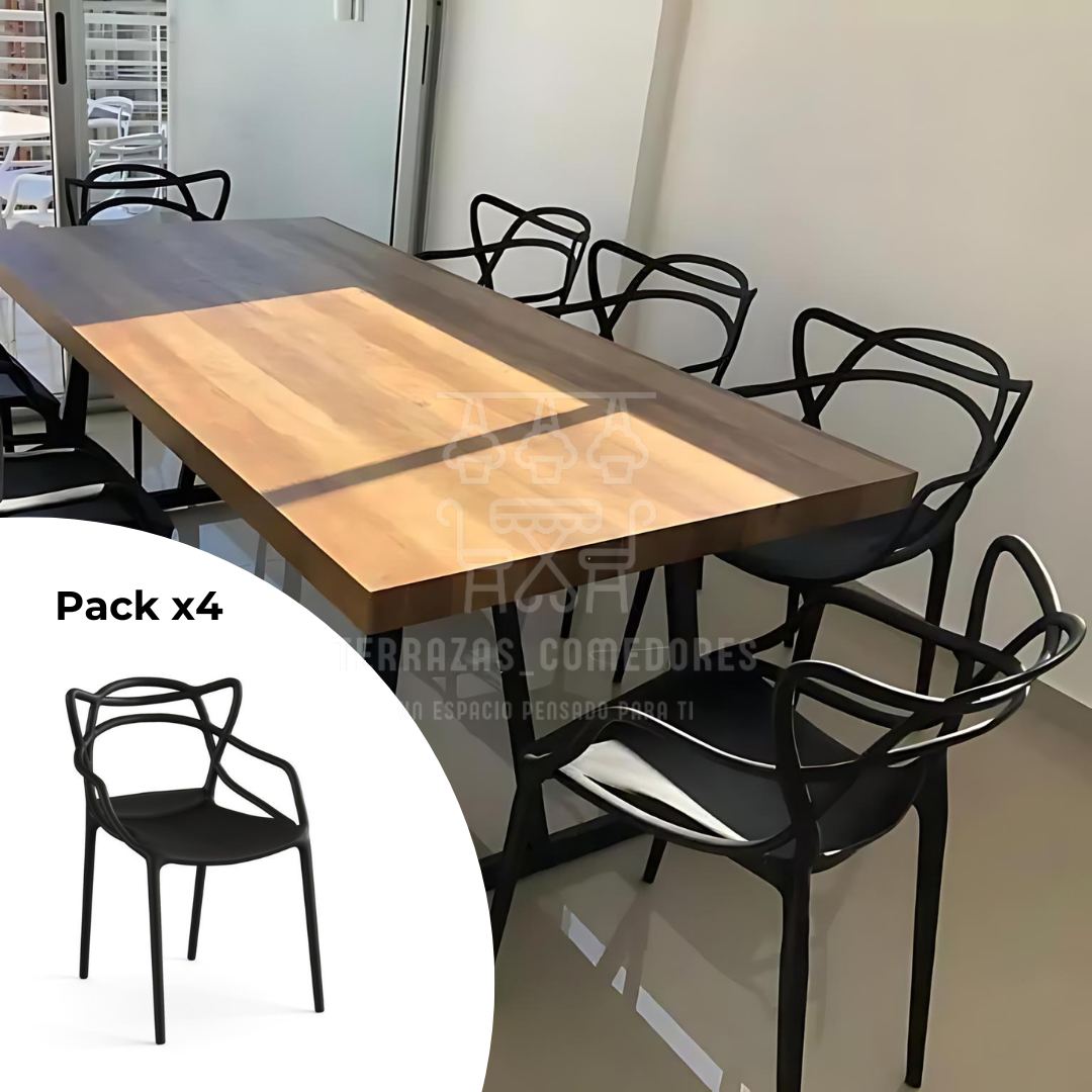 Pack 4 sillas modelo Master