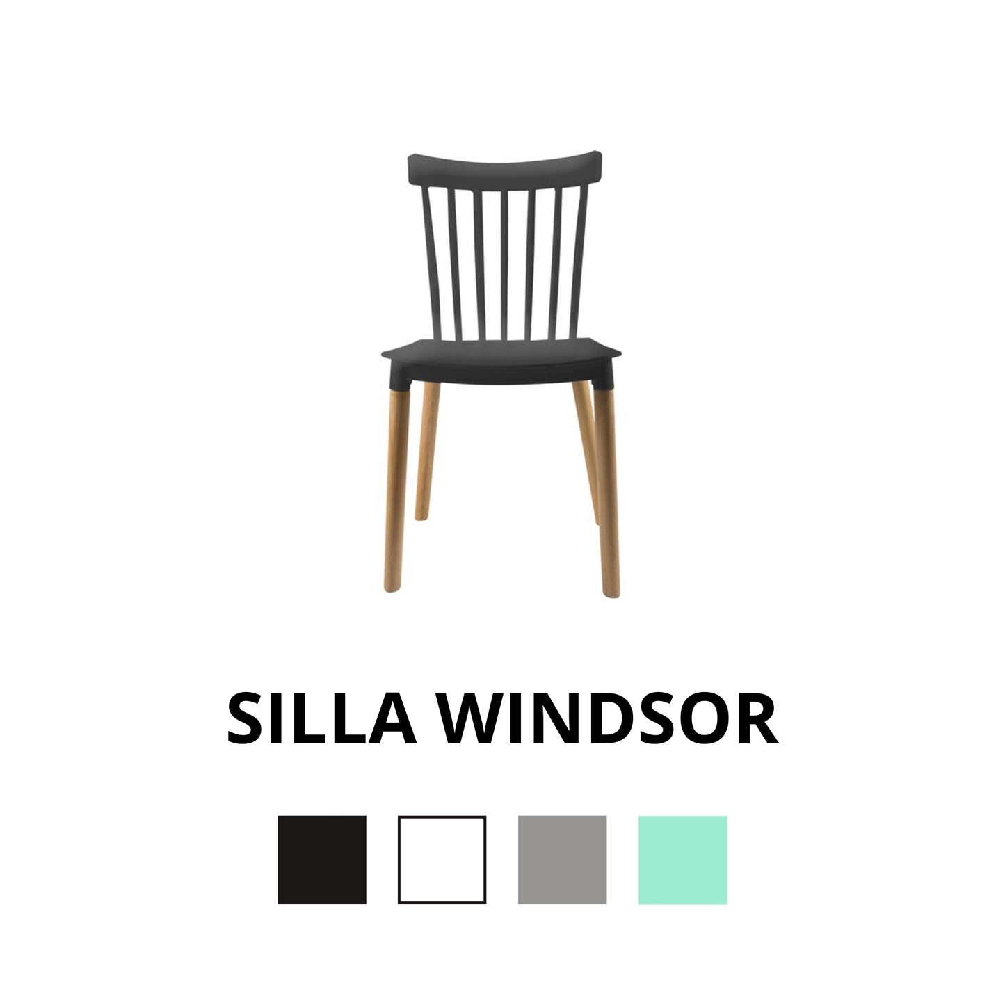 Pack 4 Sillas Modelo Windsor