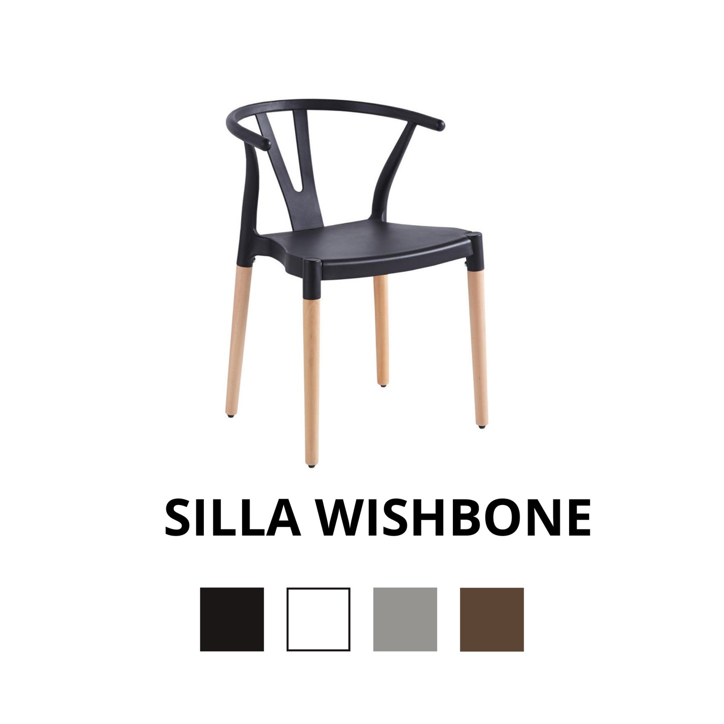 Pack 4 Sillas Modelo Wishbone