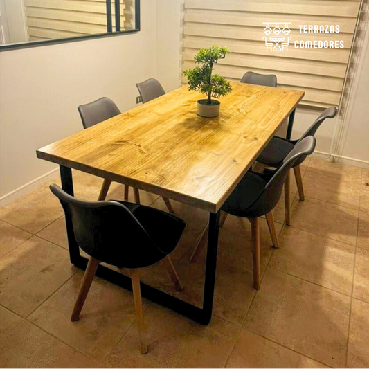 Comedor Industrial 6 personas + sillas a elección