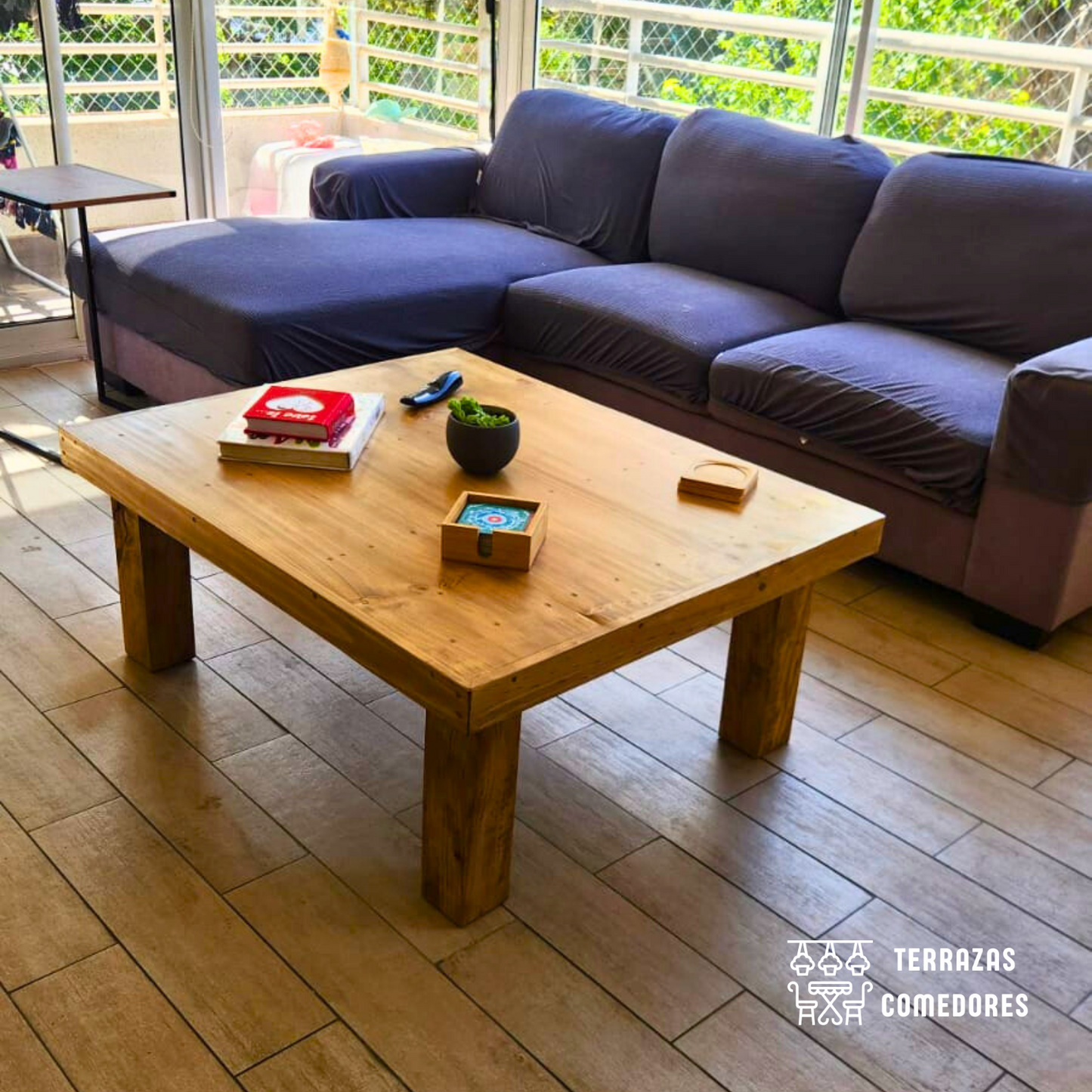Mesa de Centro Rústica