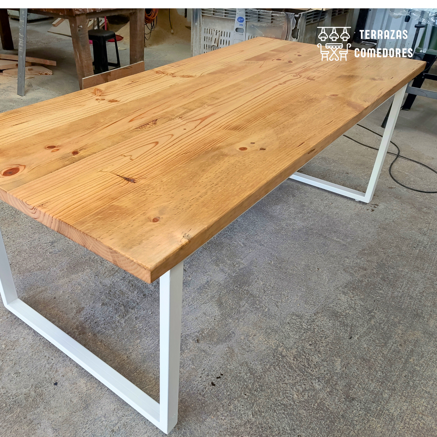 Mesa Industrial 140 a 160 cms