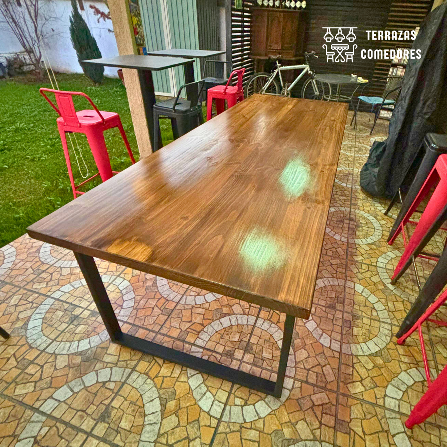 Mesa Industrial 170 a 240 cms