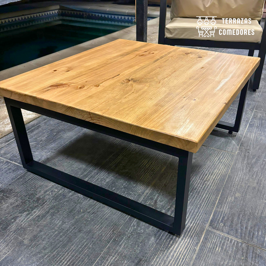 Mesa de Centro Estilo Industrial