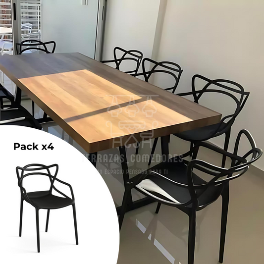 Pack 4 sillas modelo Master